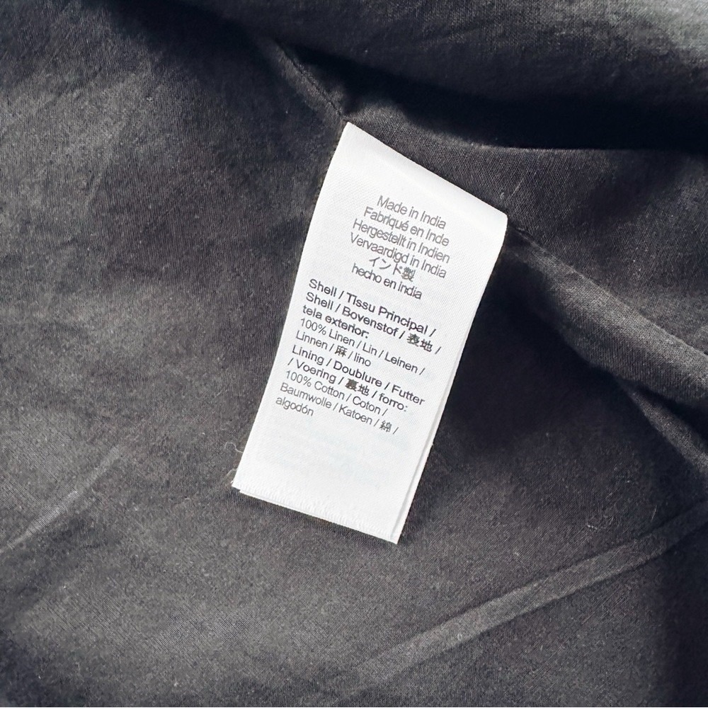 NEW J.Crew Women’s Linen Daydream Midi Dress Black - Picture 13 of 14